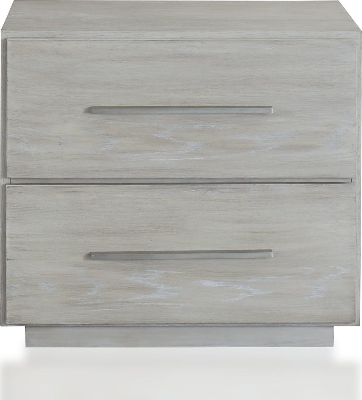 Destination - Two Drawer Nightstand - Cotton Gray