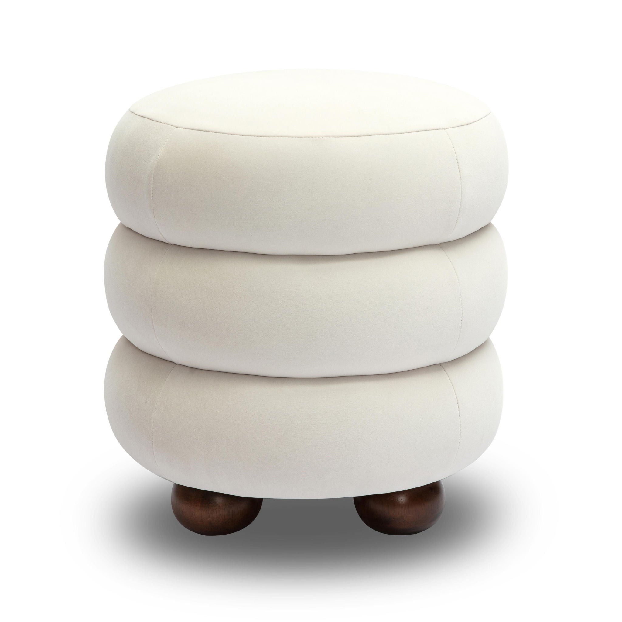 Stefanie - Velvet Ottoman - Urban Living Furniture (Los Angeles, CA)