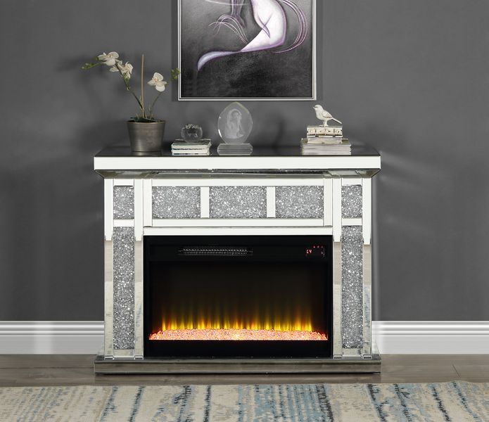 Noralie - Fireplace - Mirrored - 32" - Urban Living Furniture (Los Angeles, CA)