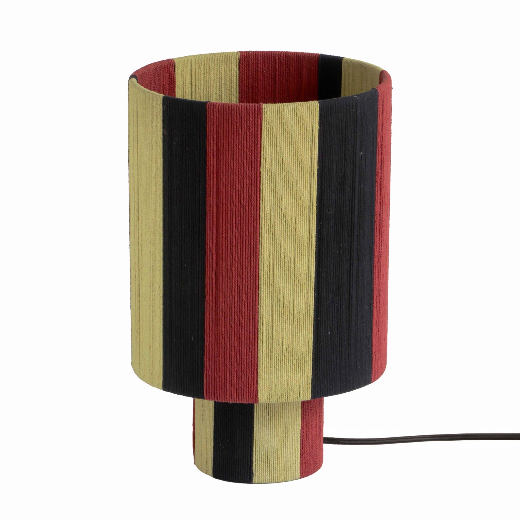 Guinevere - Striped Cotton Table Lamp - Urban Living Furniture (Los Angeles, CA)