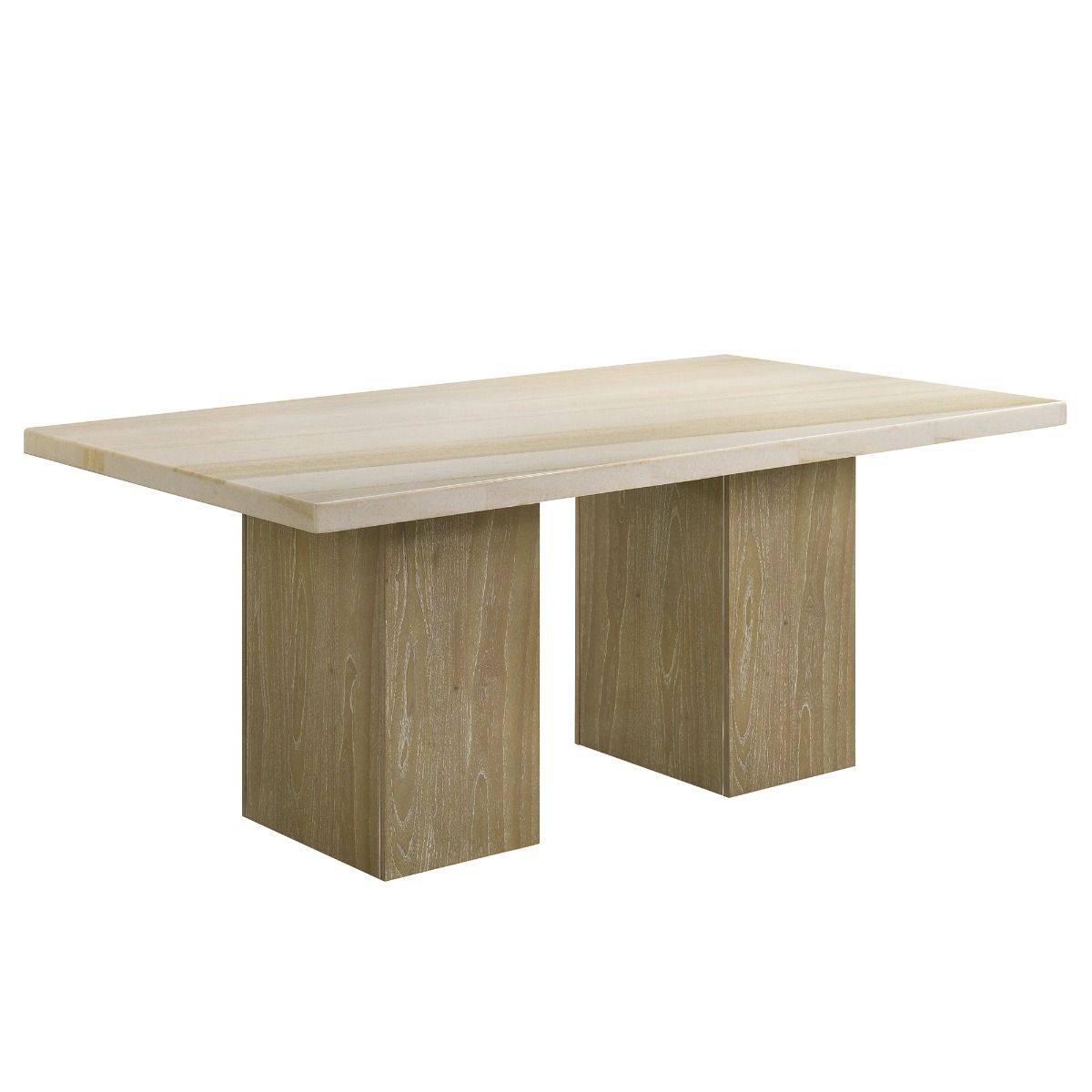 Olinda - Dining Table With Natrual Marble Top - Natrual - Urban Living Furniture (Los Angeles, CA)