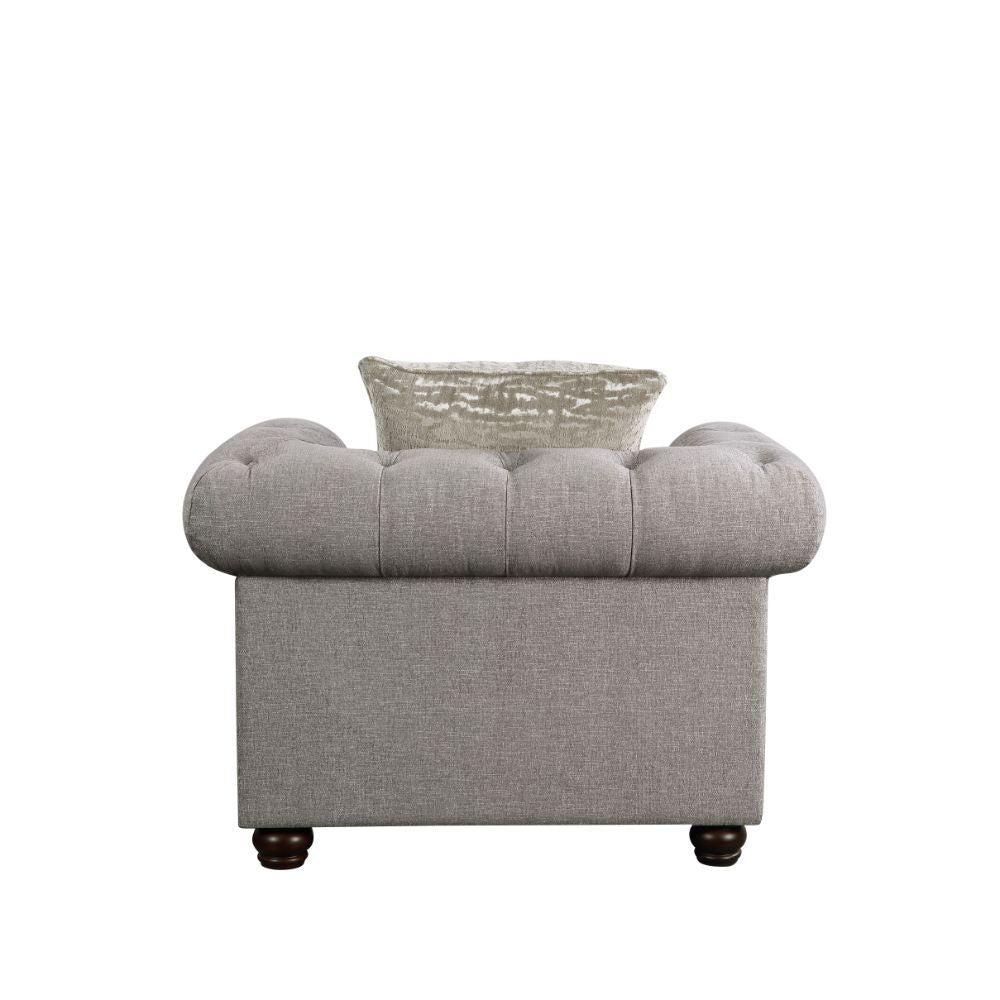 Gardenia - Chair - Gray Fabric - Urban Living Furniture (Los Angeles, CA)