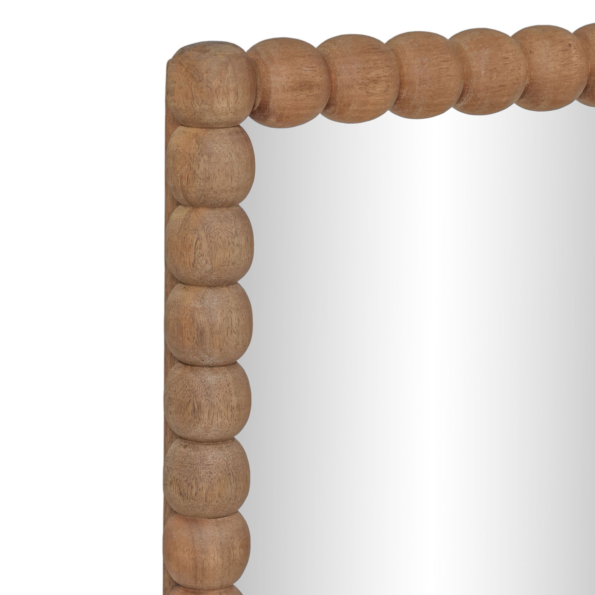 Cheyanne - 29" x 44" Carved Solid Wood Rectangular Wall Mirror - Natural - Urban Living Furniture (Los Angeles, CA)
