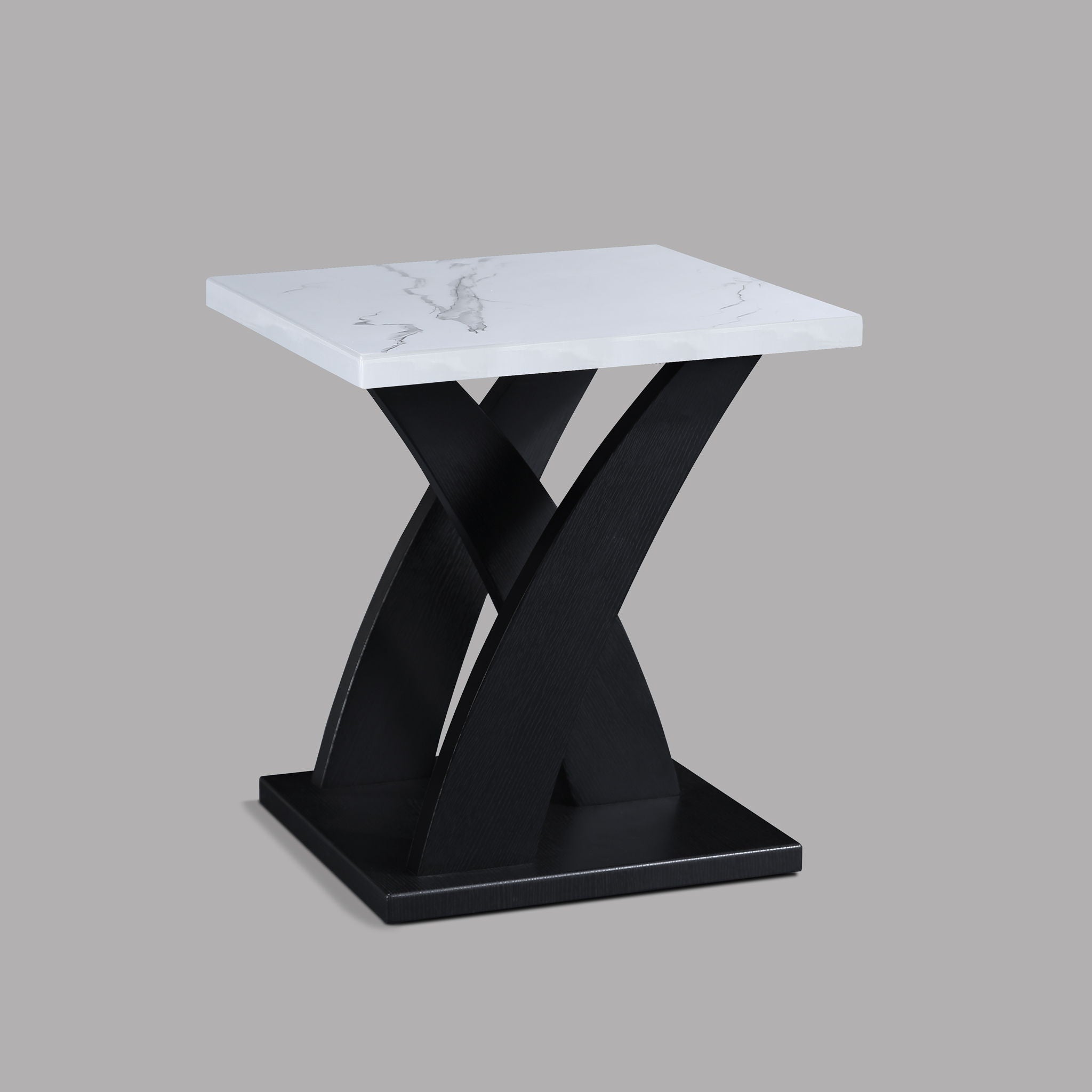 Zion - 3 Piece Cocktail Set - Black & White - Urban Living Furniture (Los Angeles, CA)