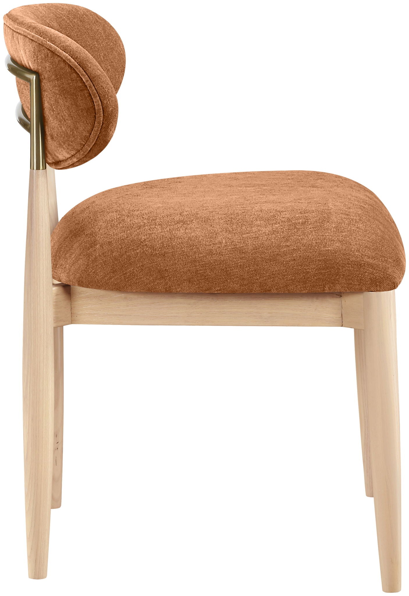 Riccio - Fabric Dining Side Chair (Set of 2) - Natural Frame - Urban Living Furniture (Los Angeles, CA)