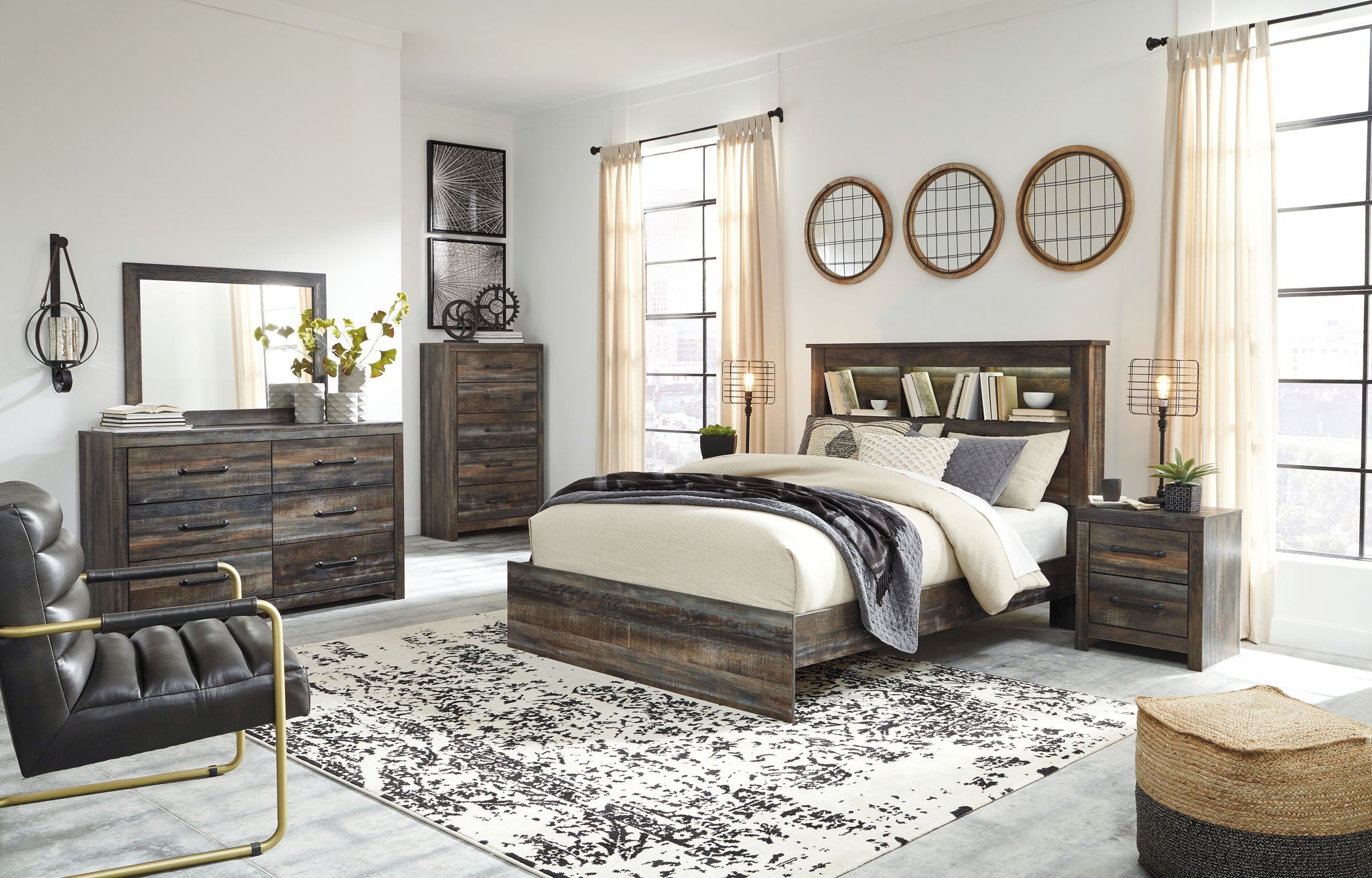 Drystan - Panel Bookcase Bed - Urban Living Furniture (Los Angeles, CA)