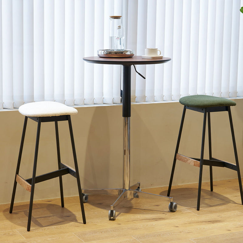 Movable, Adjustable 360 Swivel, Counter Bar Height Table