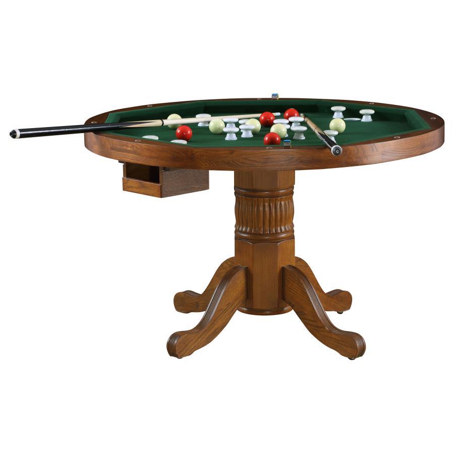 Mitchell - Round Dining And Billiard Poker Game Table - Amber - Urban Living Furniture (Los Angeles, CA)