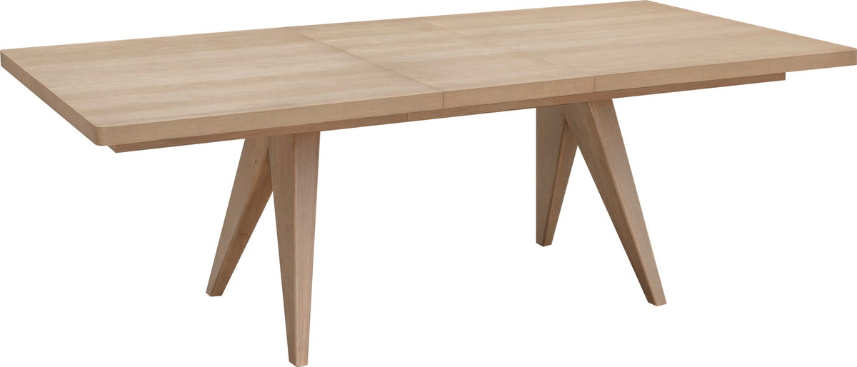 Sumire - Ash Wood Rectangular Extension Table - Ginger