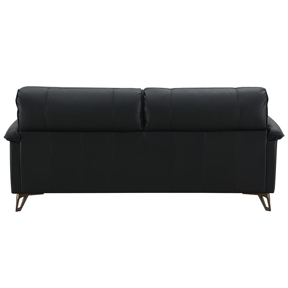 Eilene - Loveseat - Black Top Grain Leather - Urban Living Furniture (Los Angeles, CA)