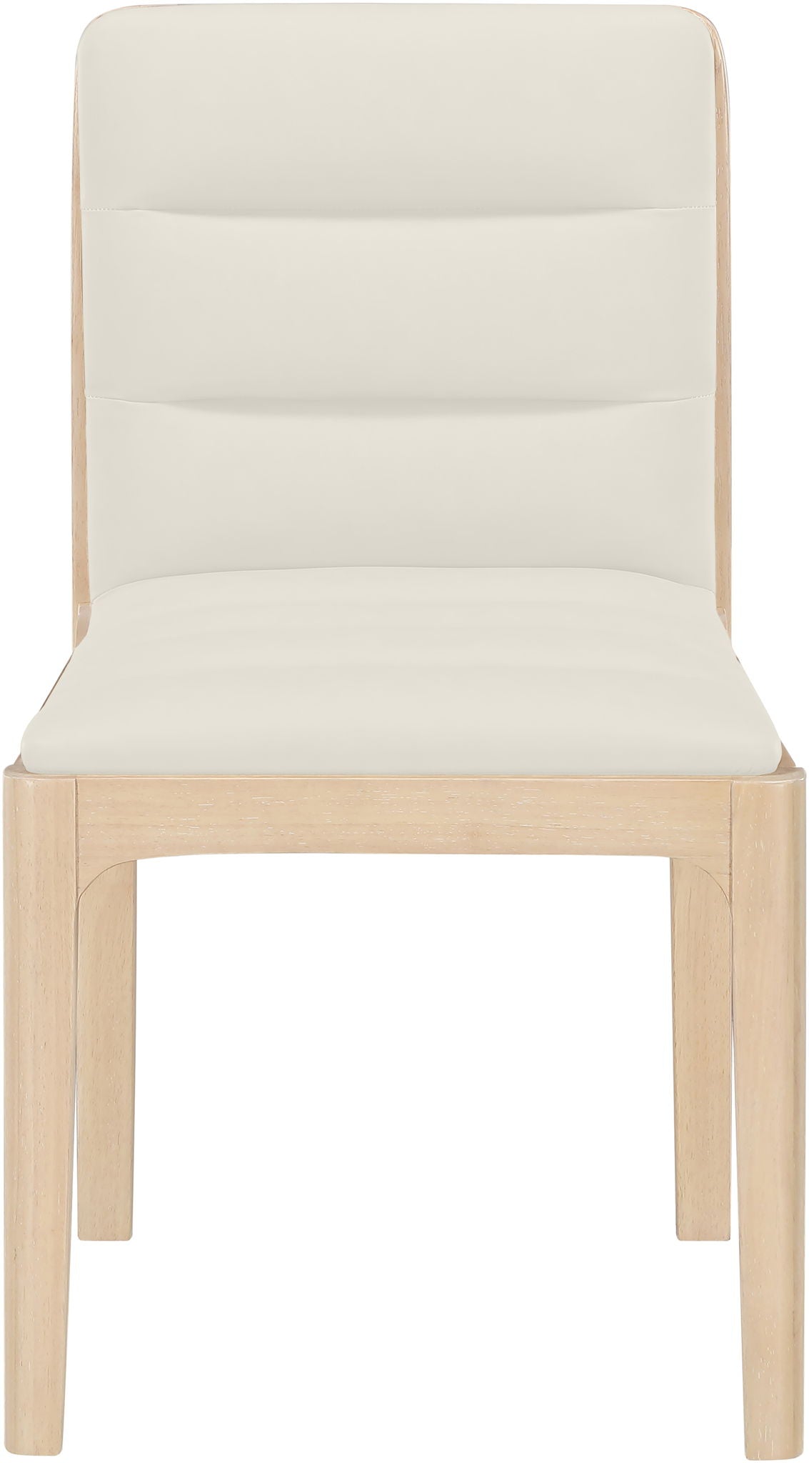 Ellis - Vegan Leather Upholstered Dining Chair (Set of 2) - Natural Base - Urban Living Furniture (Los Angeles, CA)