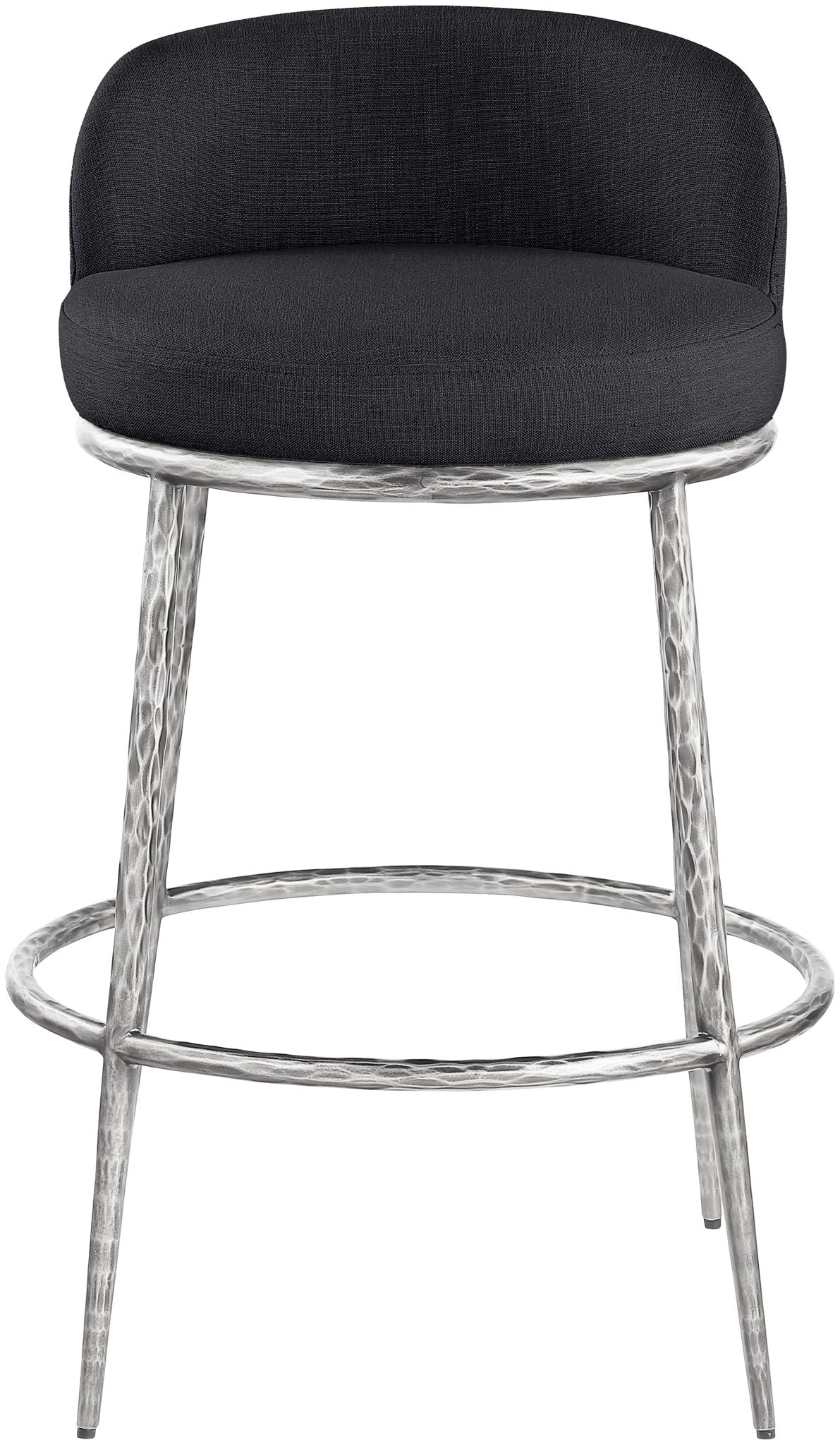 Ferro - Performance Fabric Upholstered Bar Stool - Antique Silver - Urban Living Furniture (Los Angeles, CA)