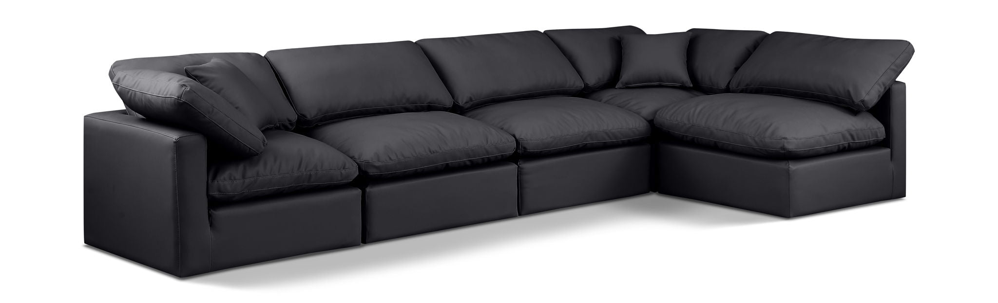 Indulge - Faux Leather 5 Piece Modular Sectional - Urban Living Furniture (Los Angeles, CA)