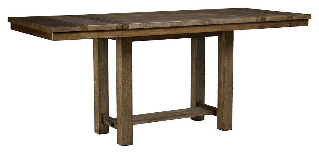 Moriville - Grayish Brown - Rectangular Dining Room Counter Extension Table - Urban Living Furniture (Los Angeles, CA)