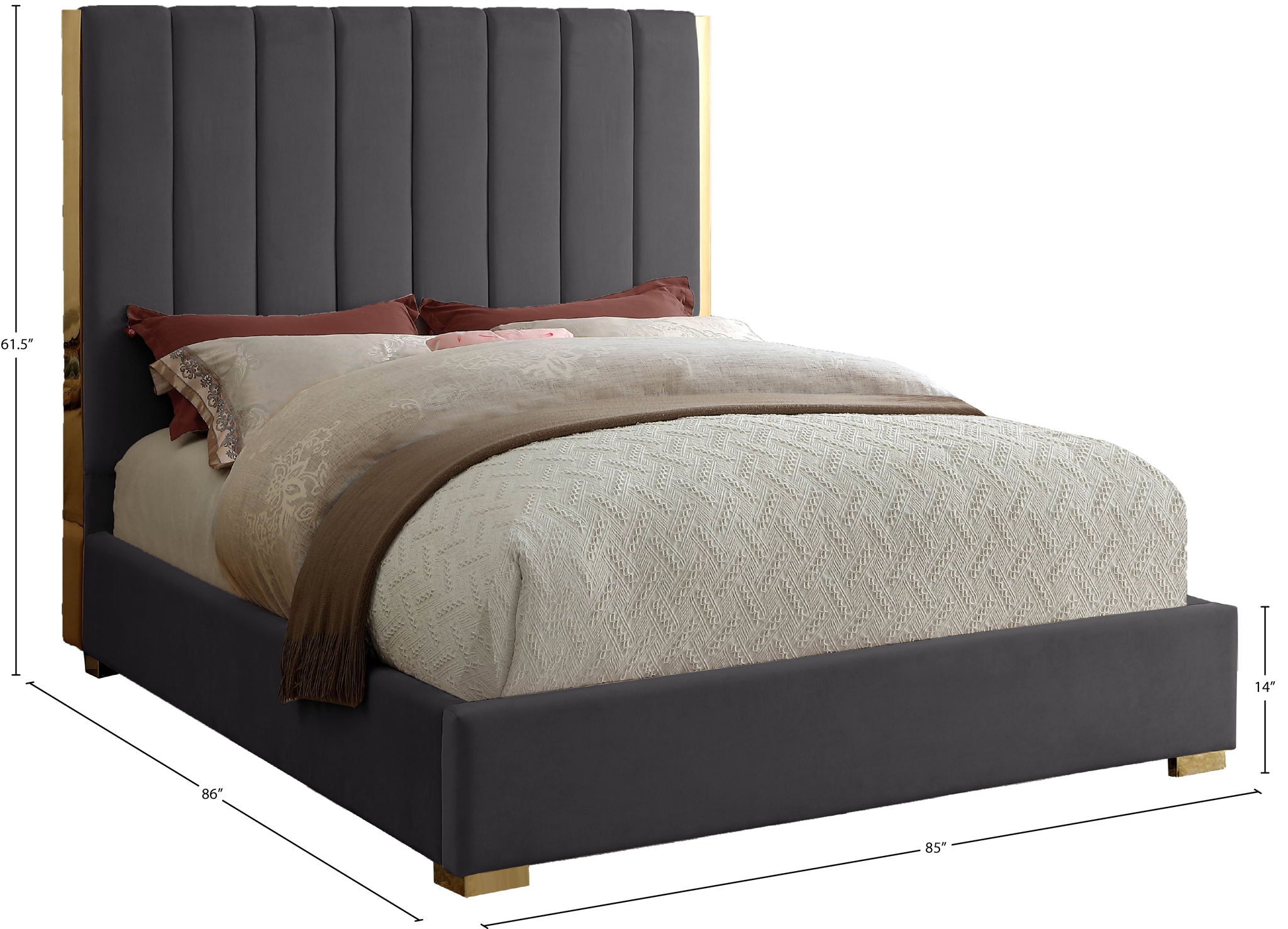 Becca - Bed - Urban Living Furniture (Los Angeles, CA)