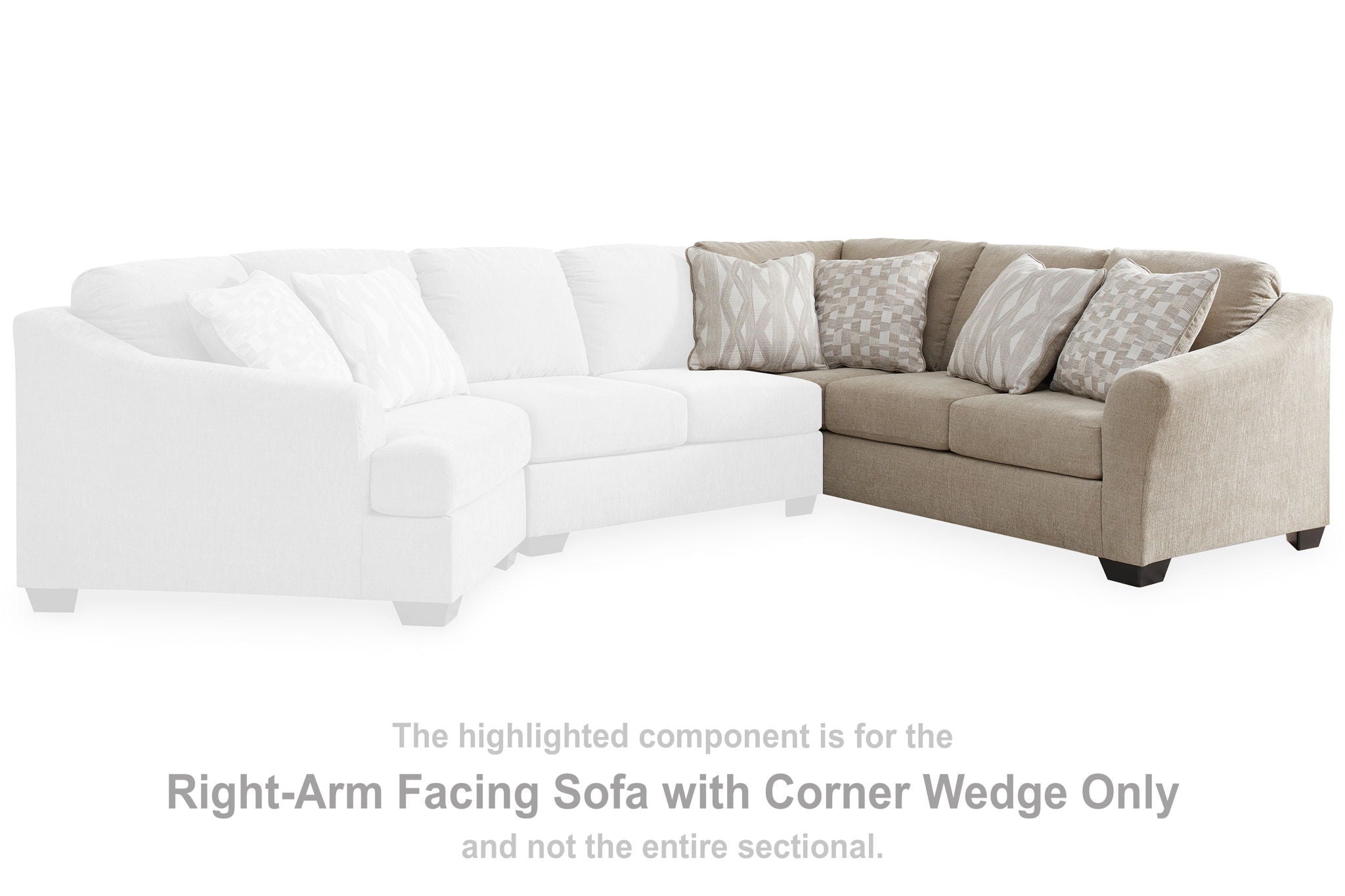 Brogan Bay - Cork - Raf Sofa With Corner Wedge - Urban Living Furniture (Los Angeles, CA)