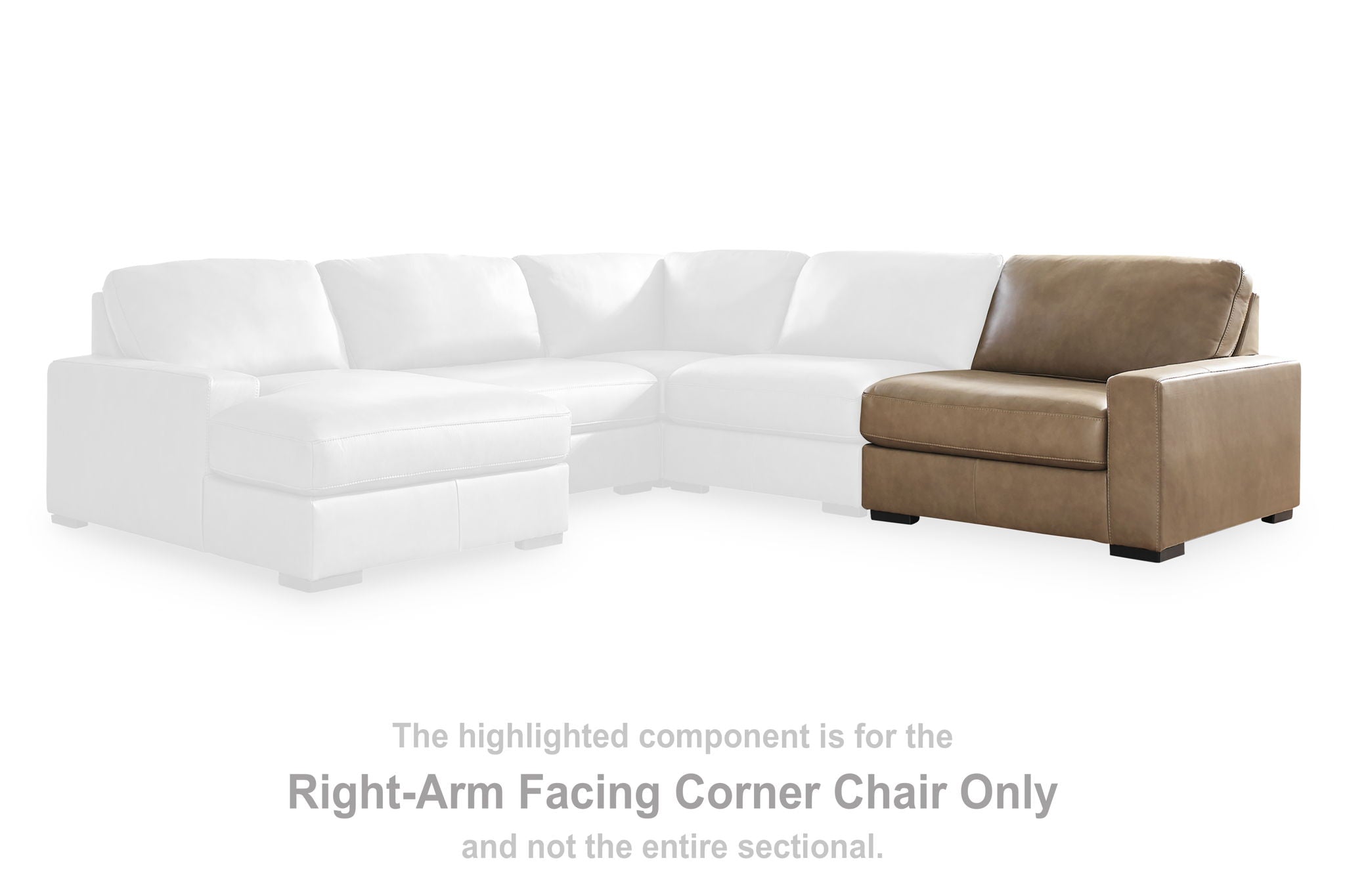 Veronella - RAF Corner Chair - Sahara - Urban Living Furniture (Los Angeles, CA)