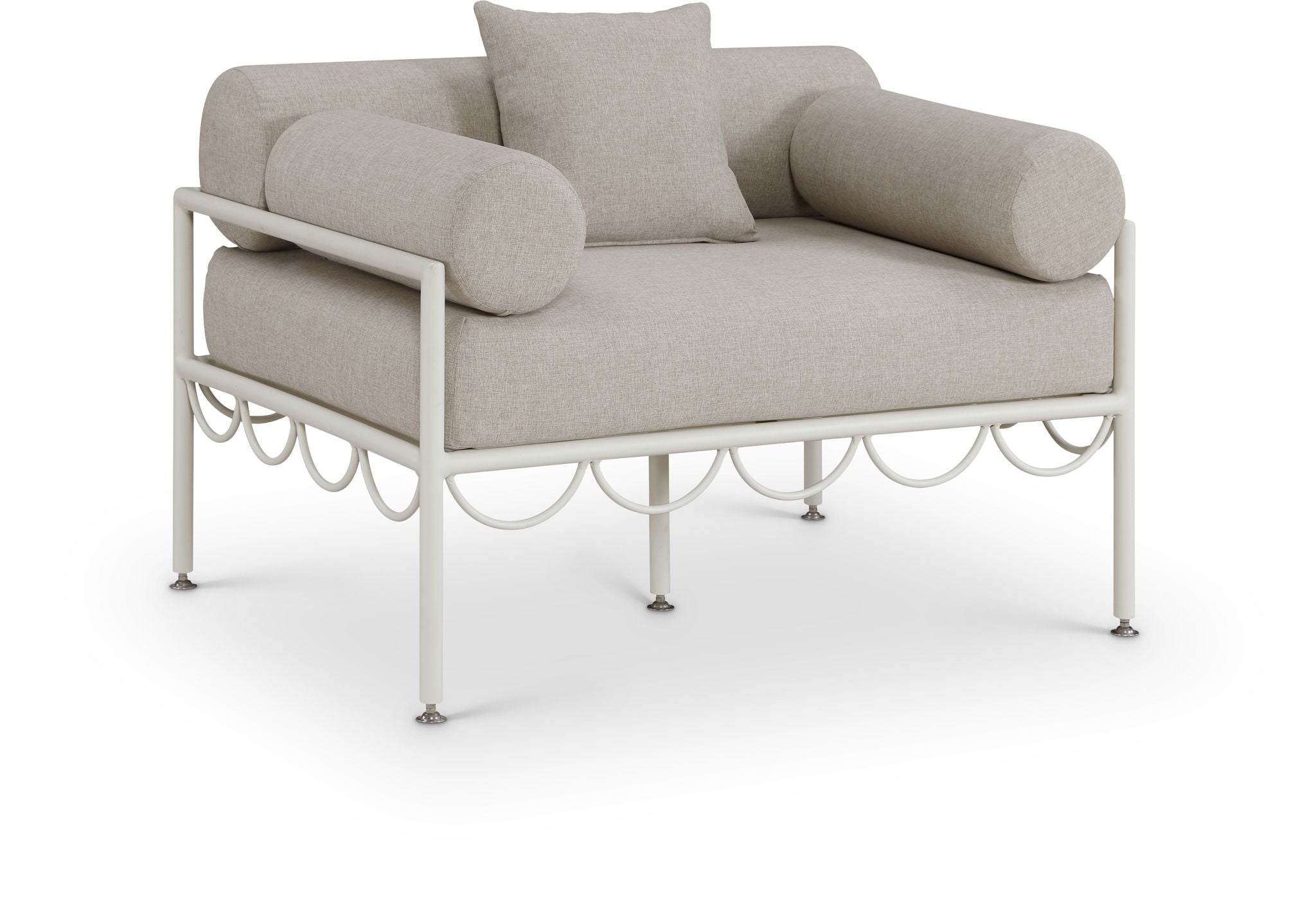 Portofino - Resilient Water Repellent Fabric Upholstered Outdoor Patio Chair - Urban Living Furniture (Los Angeles, CA)