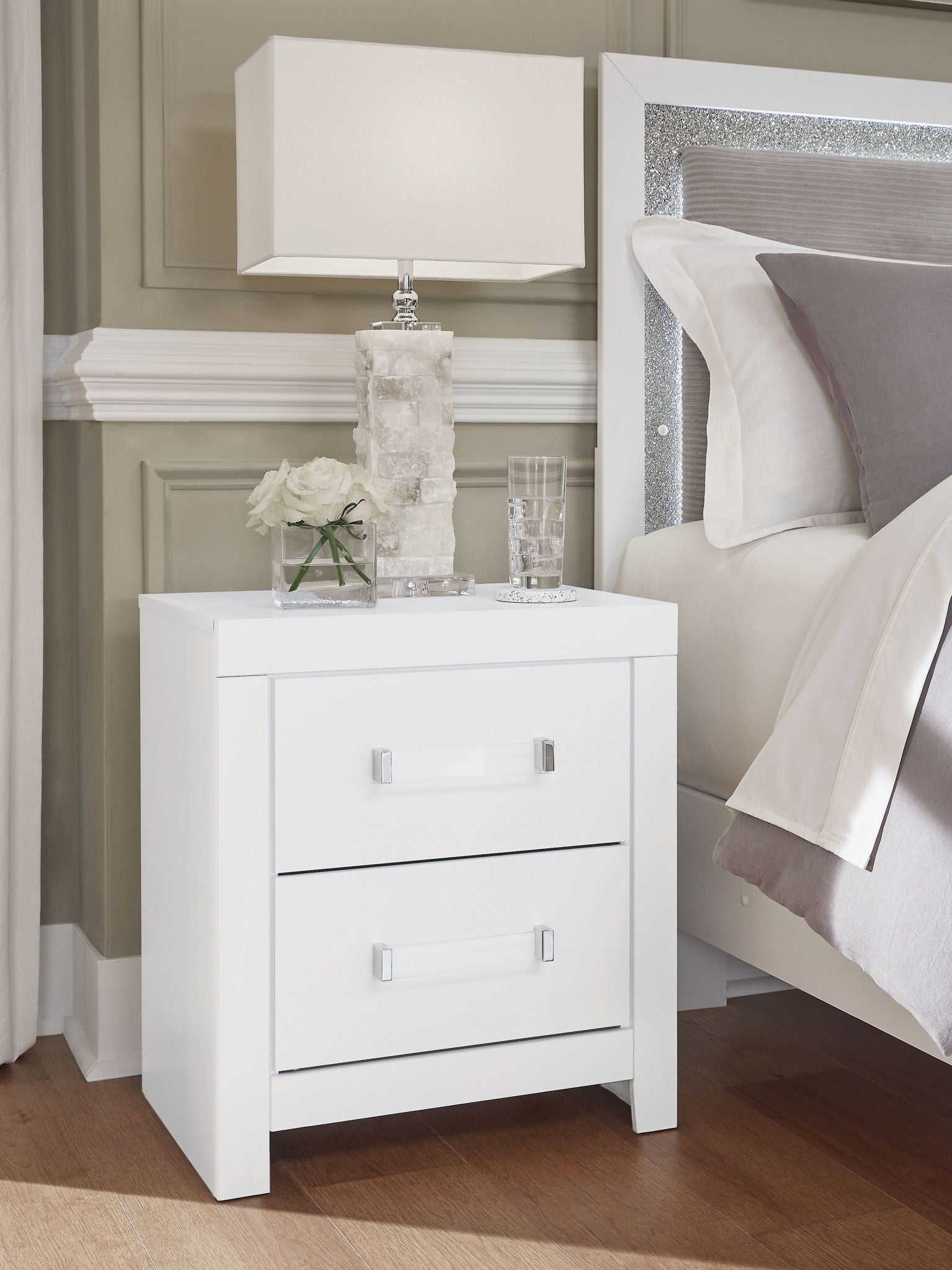 Maeling - Two Drawer Night Stand - Urban Living Furniture (Los Angeles, CA)