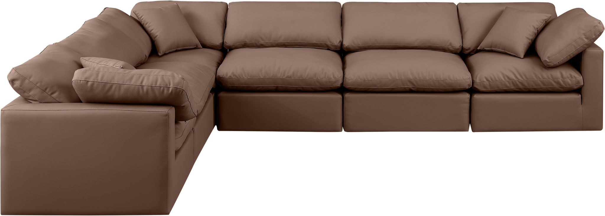 Indulge - Faux Leather 6 Piece Modular Corner Sectional - Urban Living Furniture (Los Angeles, CA)