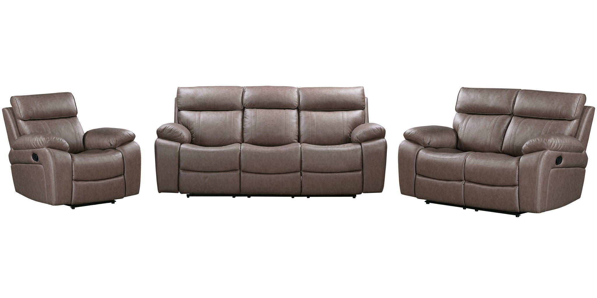 Theon - Manual Glider Reclining Sofa Set - Urban Living Furniture (Los Angeles, CA)