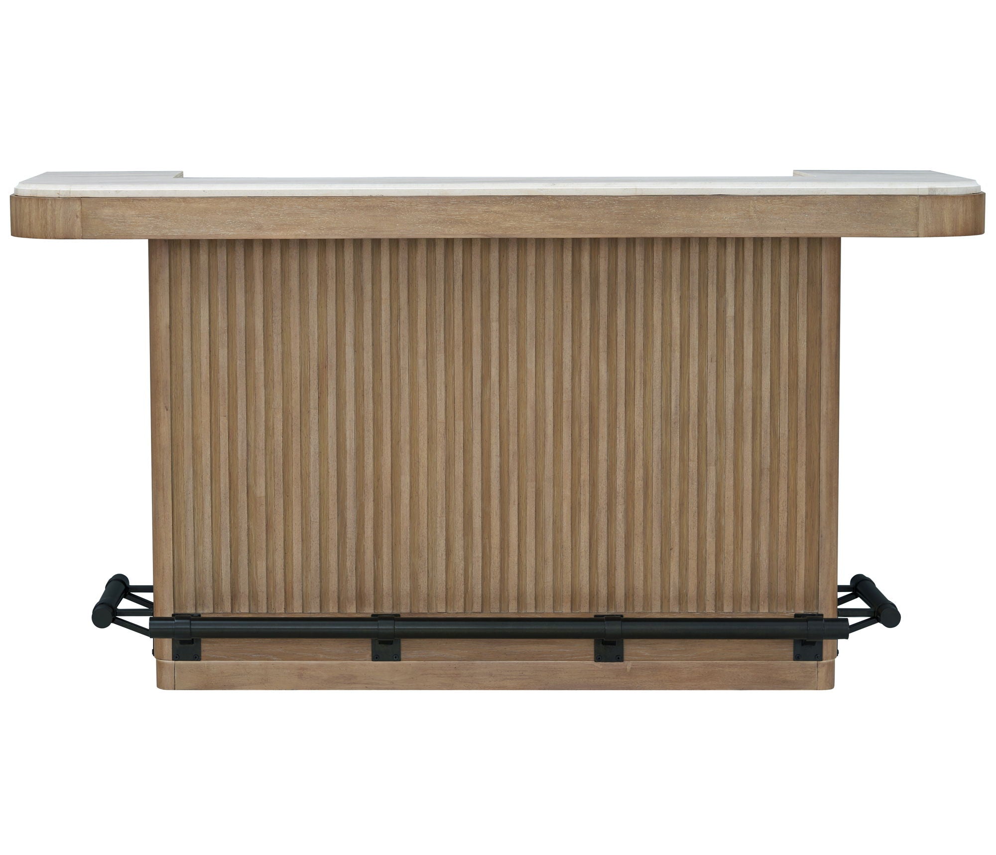 Escape - 78" Dining Bar With Stone Top - Vanilla Bean - Urban Living Furniture (Los Angeles, CA)