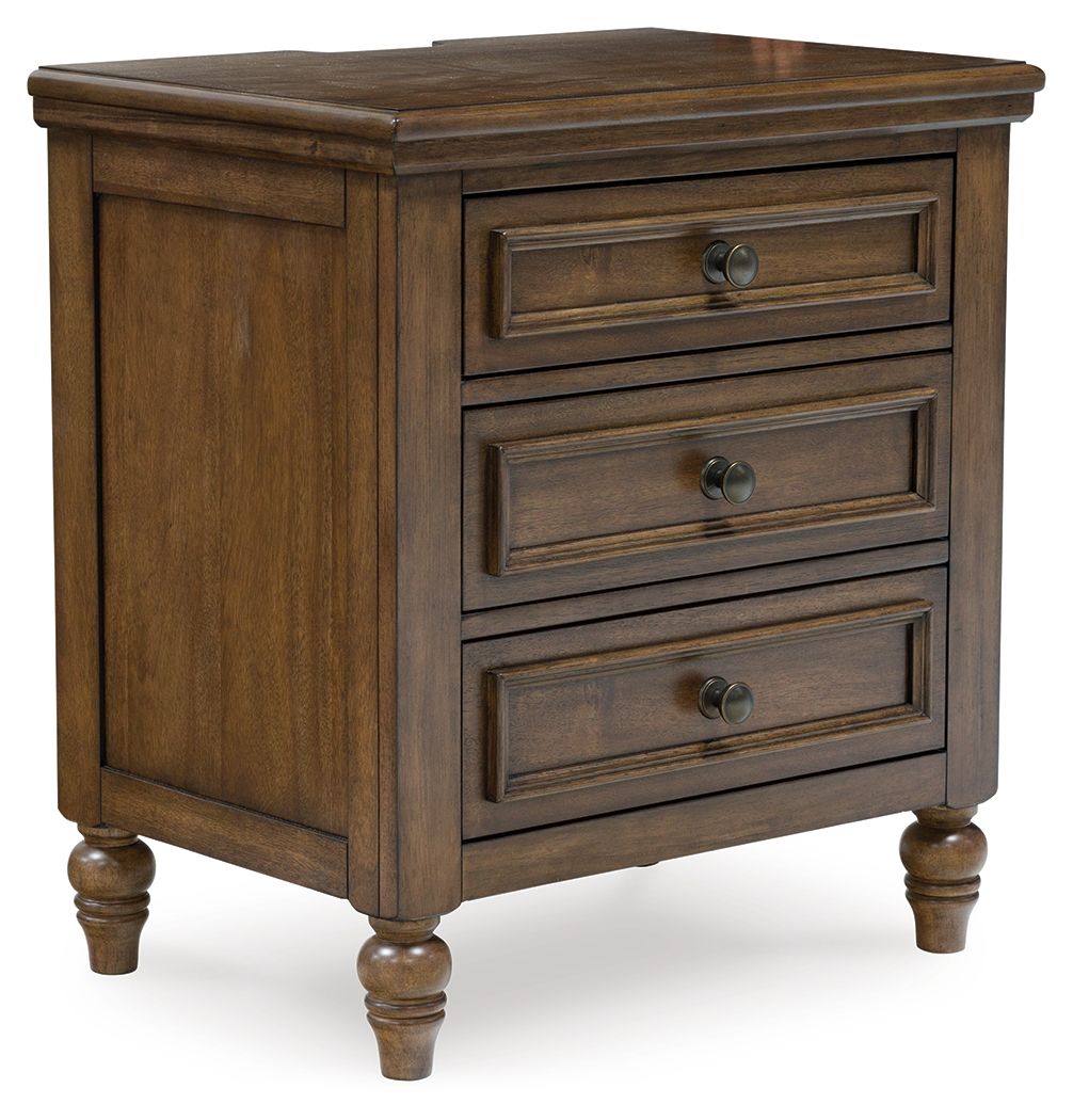Sturlayne - Brown - Three Drawer Night Stand - Urban Living Furniture (Los Angeles, CA)