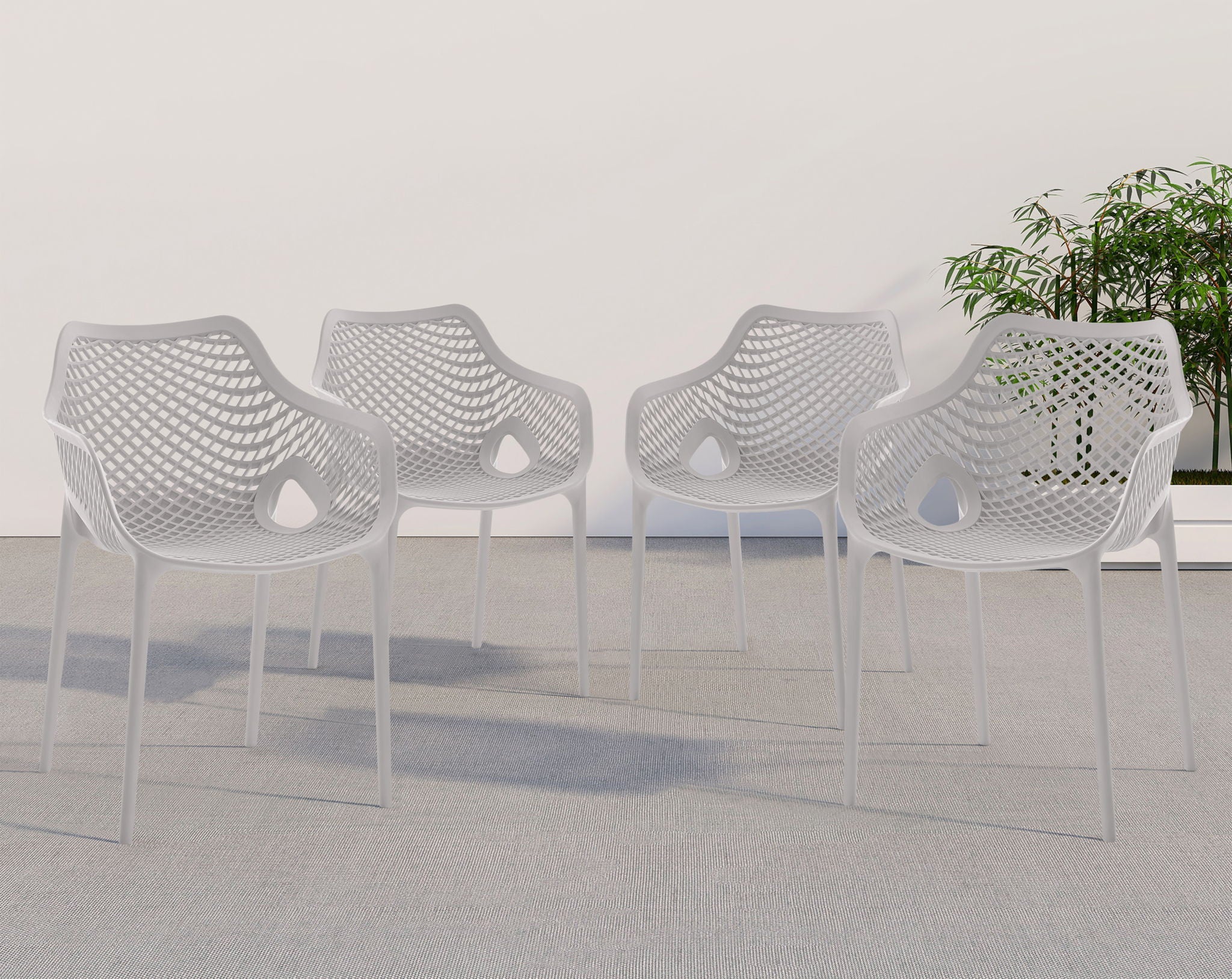 Mykonos - Outdoor Dining Chair Set - Urban Living Furniture (Los Angeles, CA)