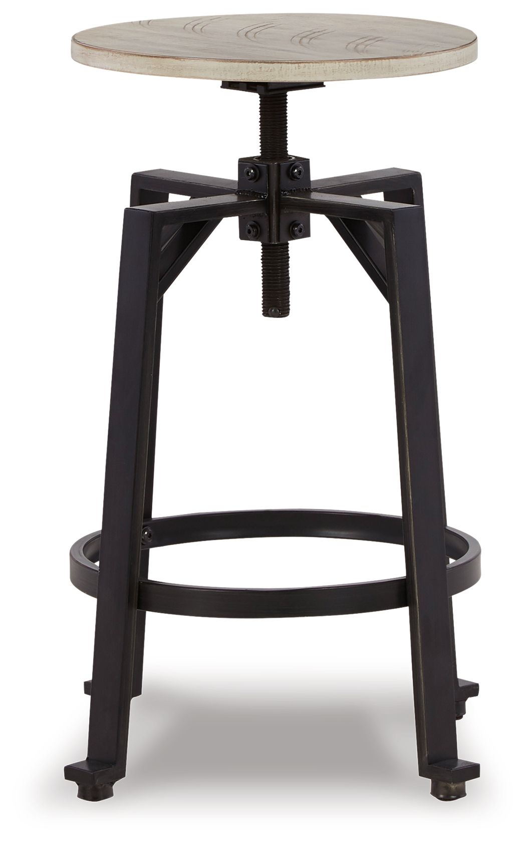 Karisslyn - Whitewash / Black - Swivel Stool (Set of 2) - Urban Living Furniture (Los Angeles, CA)