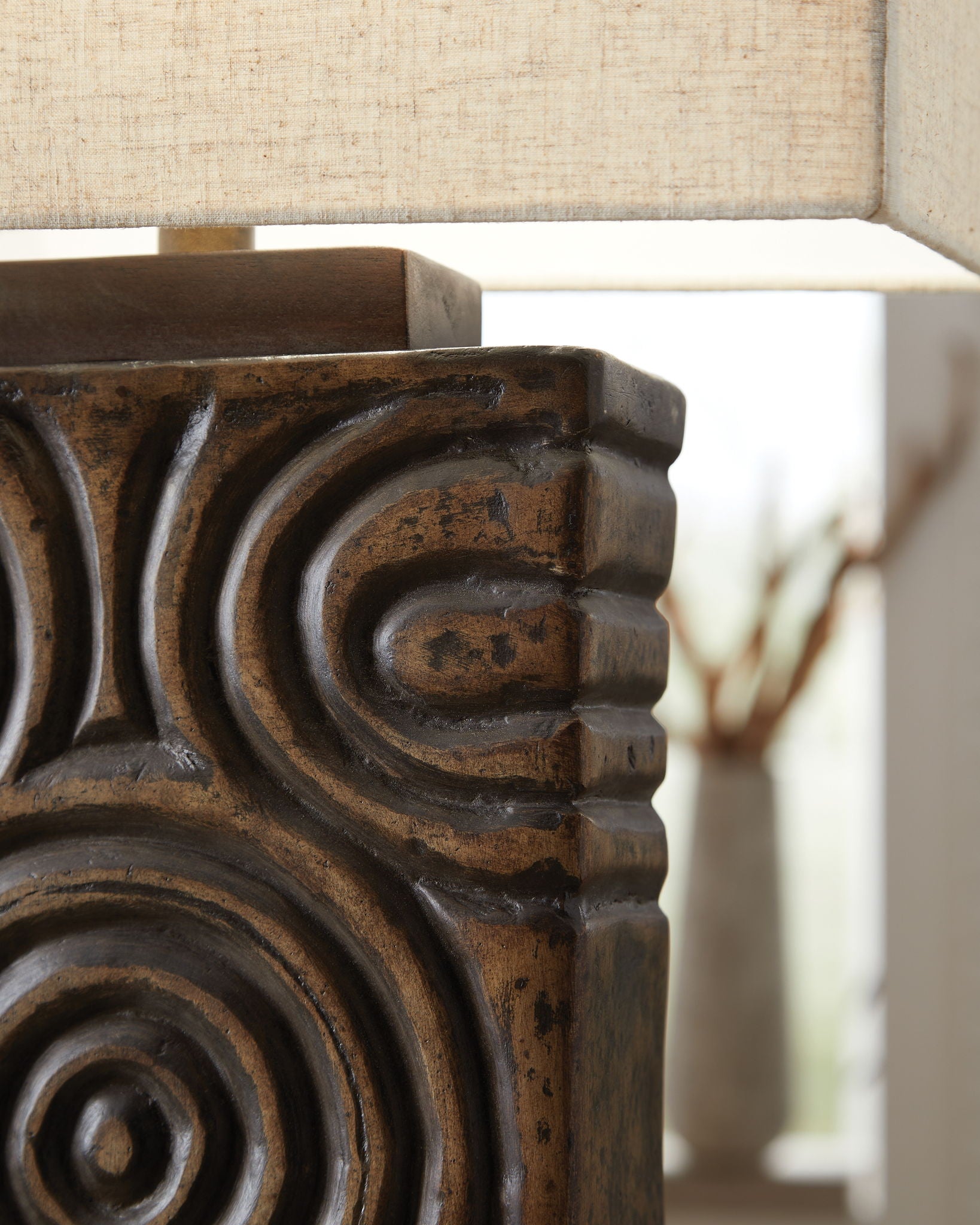 Heathbury - Antique Brown - Paper Table Lamp - Urban Living Furniture (Los Angeles, CA)