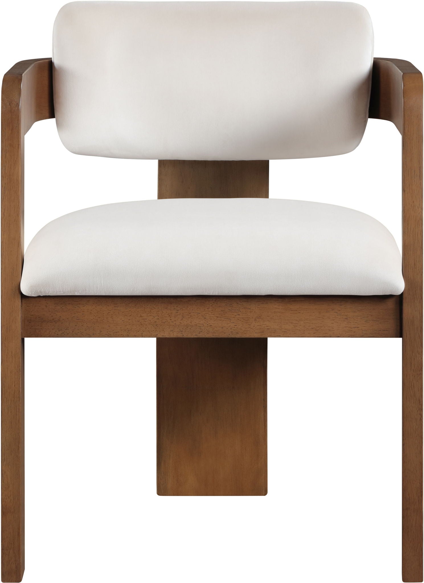 Sacha - Velvet Dining Chair With Brown Base (Set of 2) - Urban Living Furniture (Los Angeles, CA)