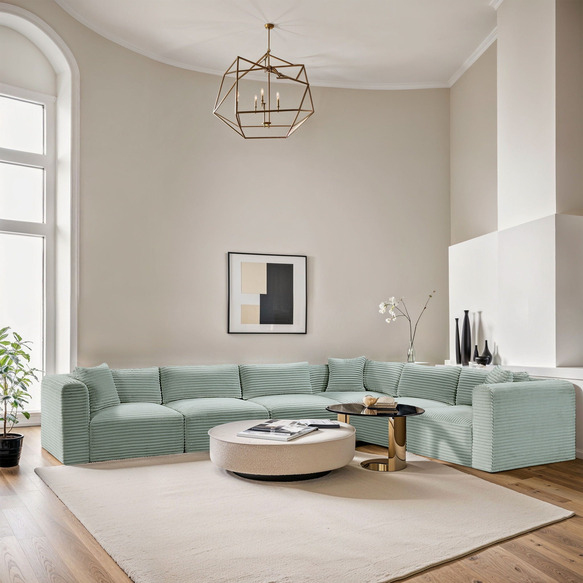 Shaggy - 6 Piece Modular Corner Sectional - Urban Living Furniture (Los Angeles, CA)