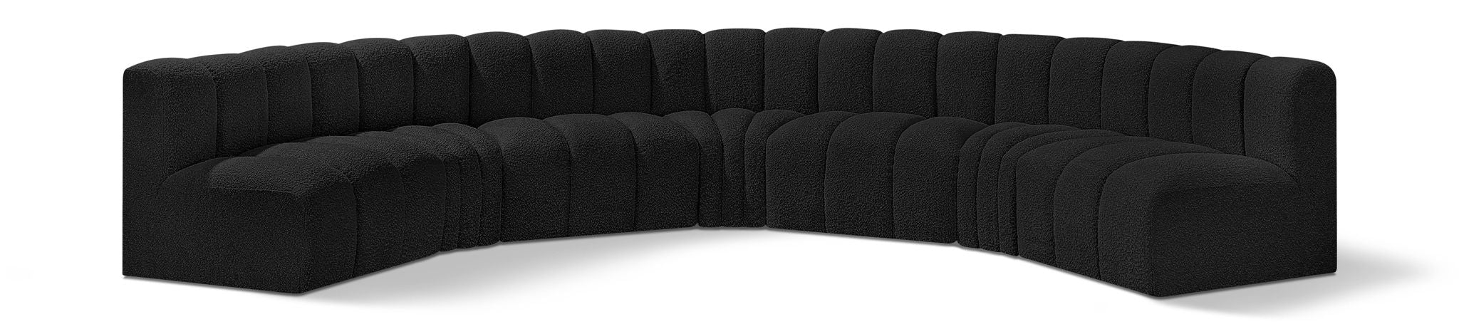 Arc - Boucle Fabric 7 Piece U-Shaped Modular Sofa - Urban Living Furniture (Los Angeles, CA)