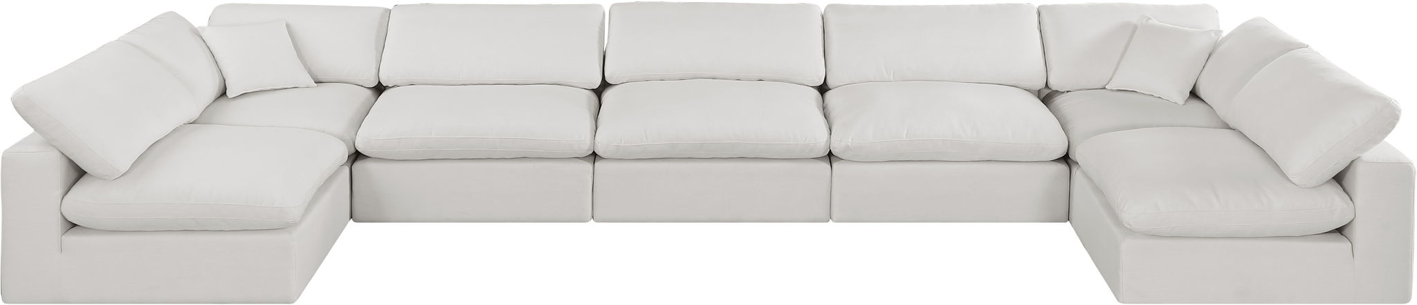 Comfy - 7 Piece Linen Modular Armless Sectional - Urban Living Furniture (Los Angeles, CA)