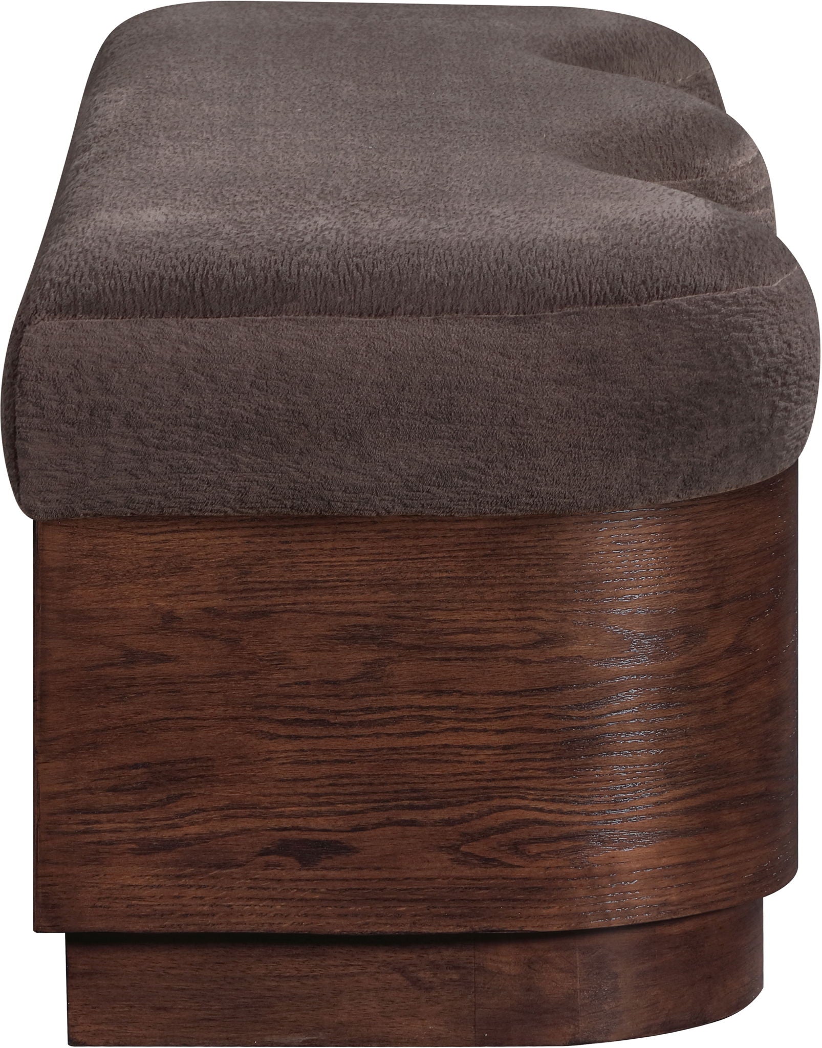 Savoy - Bench With Brown Base - Urban Living Furniture (Los Angeles, CA)