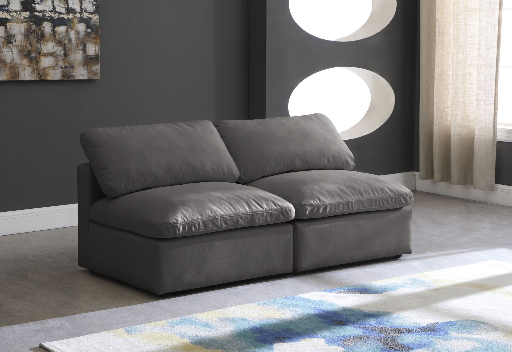 Plush - Modular Armless 2 Seat Sofa - Urban Living Furniture (Los Angeles, CA)