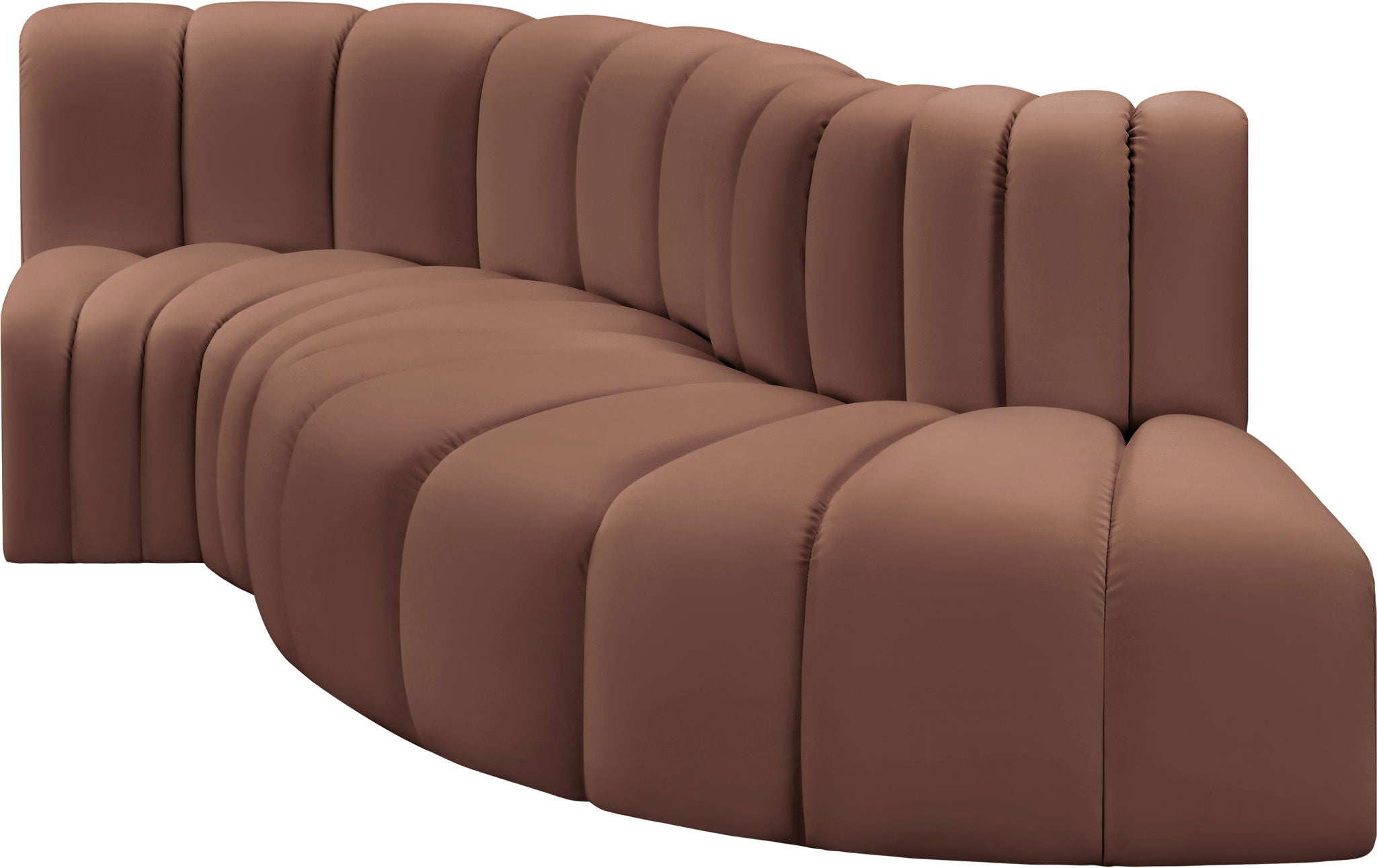 Arc - Faux Leather 4 Piece L-Shaped Modular Sofa - Urban Living Furniture (Los Angeles, CA)
