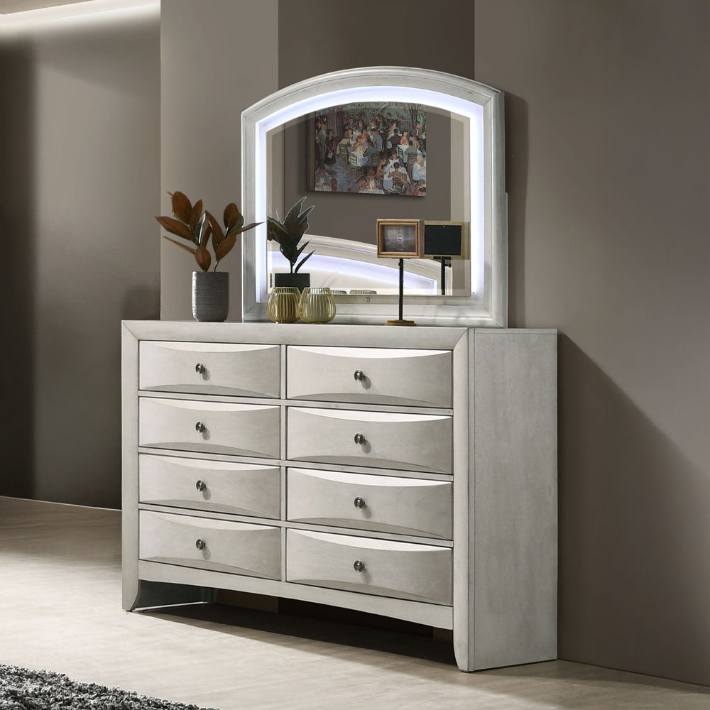Ramondi - Mirror - Antique White - Urban Living Furniture (Los Angeles, CA)
