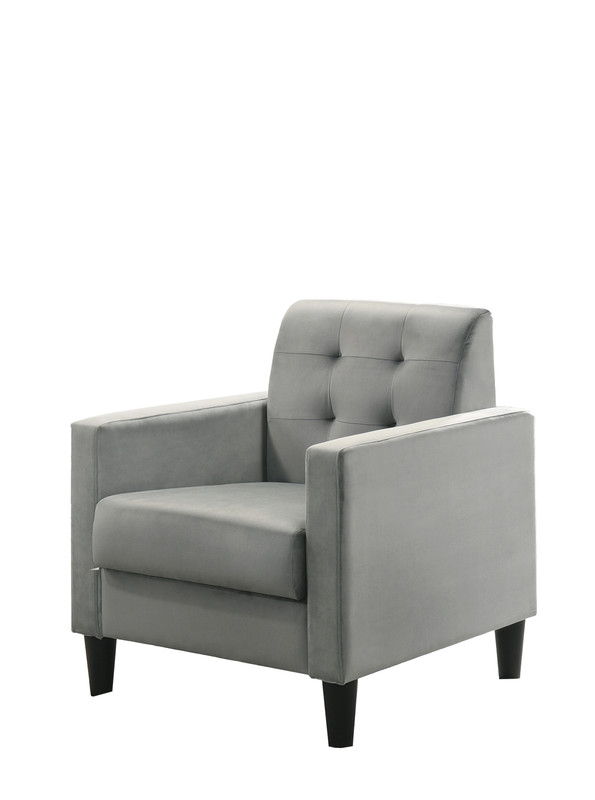 Hale - Velvet Accent Armchair With Tufting - Urban Living Furniture (Los Angeles, CA)