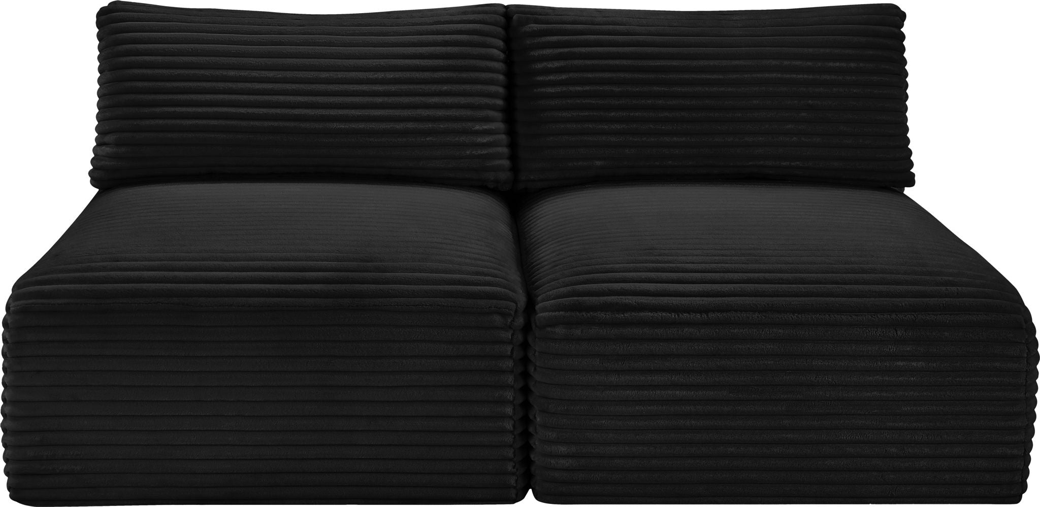 Shaggy - 2 Seat Modular Armless Sofa