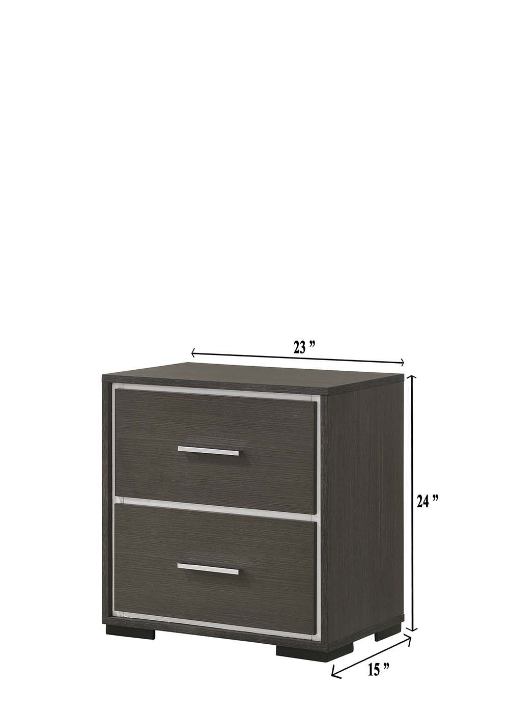 Sharpe - Nightstand - Dark Gray - Urban Living Furniture (Los Angeles, CA)