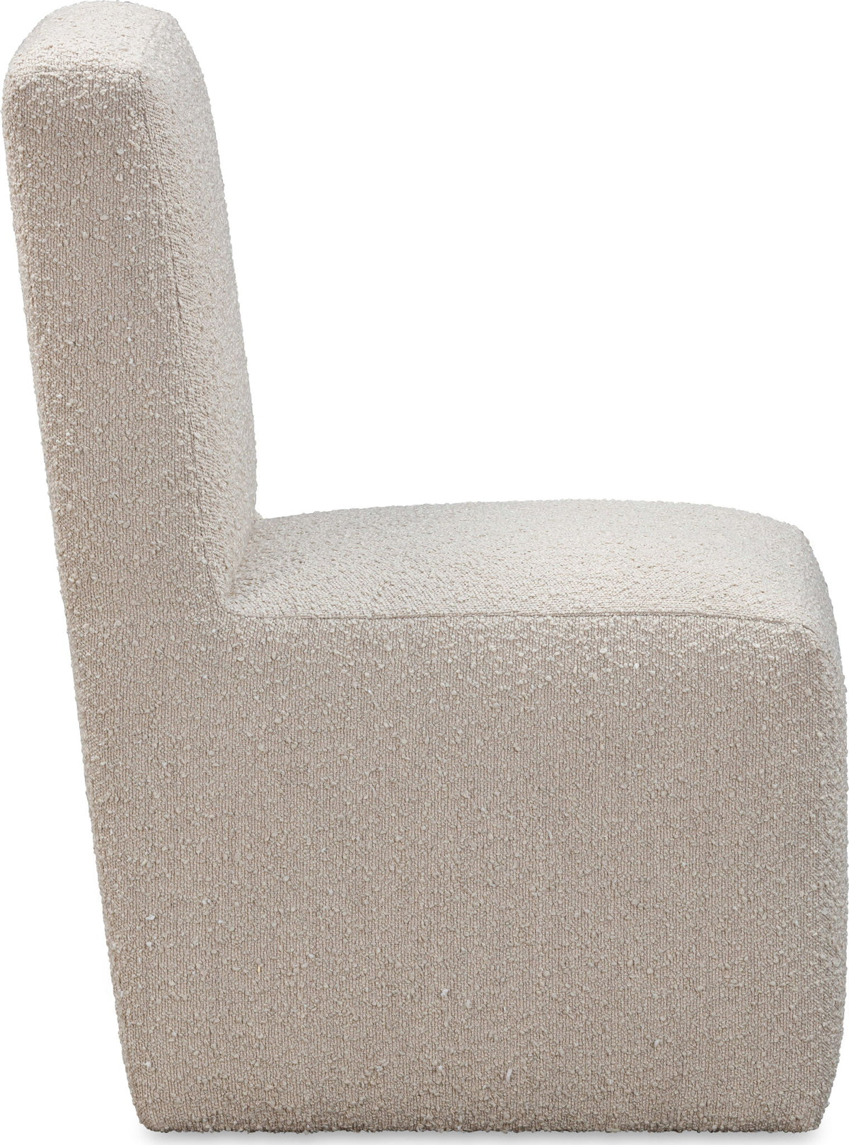Liv - Fully Upholstered Dining Chair (Set of 2) - Brun Boucle