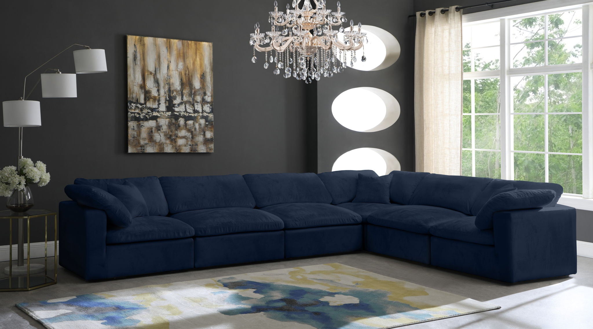 Cozy - 6 Piece Modular Corner Sectional - Urban Living Furniture (Los Angeles, CA)