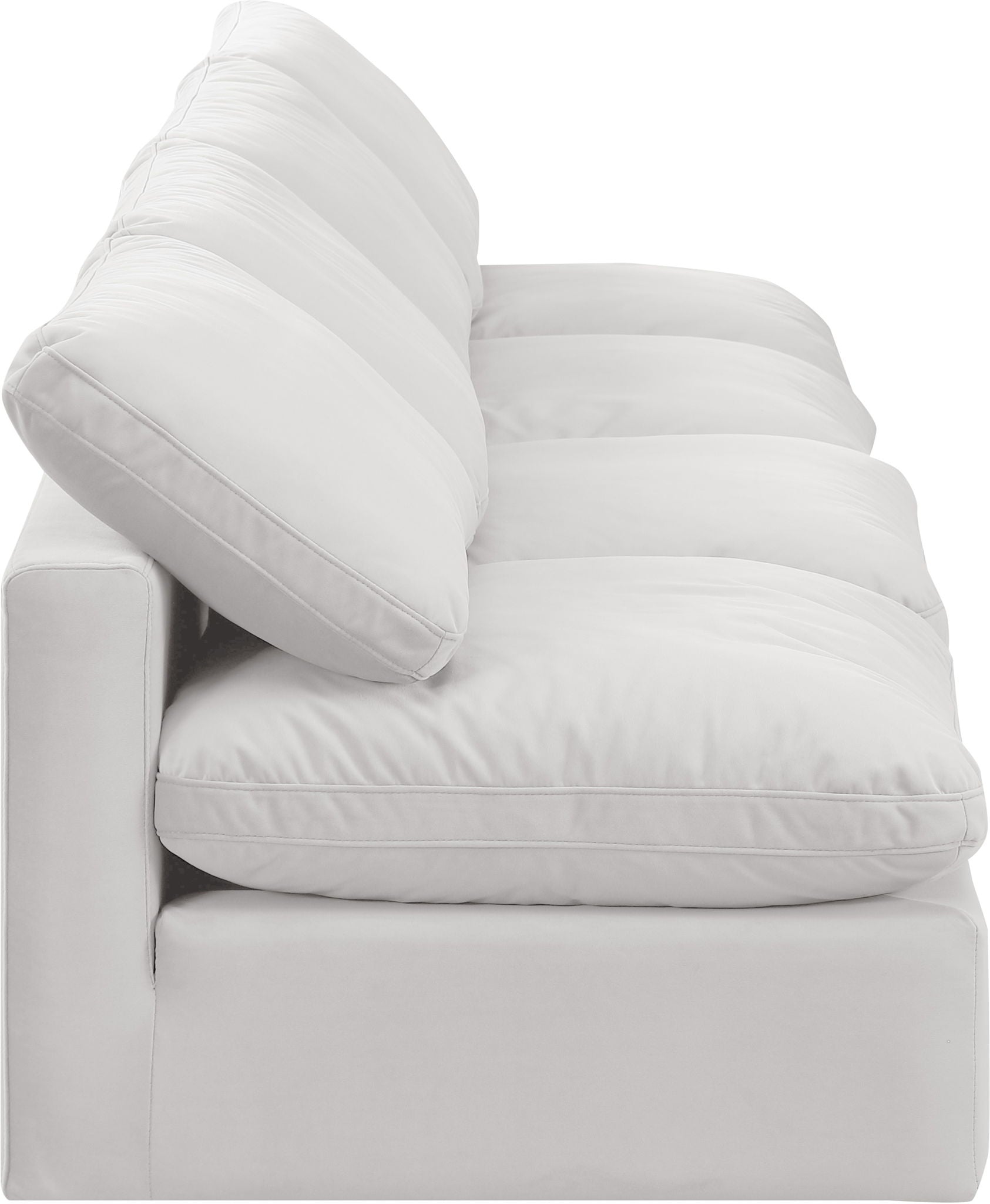 Indulge - Velvet 4 Seat Modular Armless Sofa - Urban Living Furniture (Los Angeles, CA)