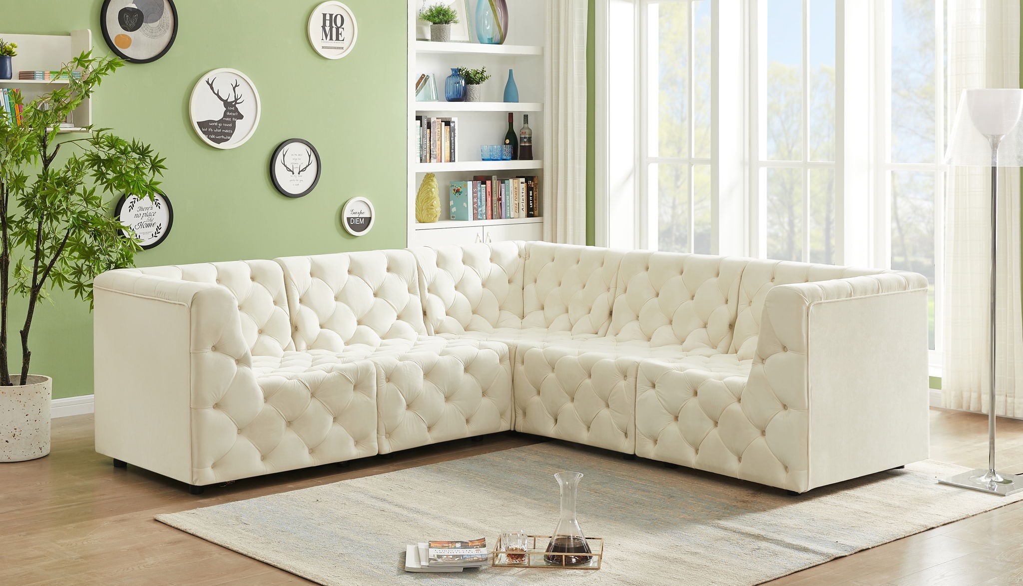 Tuft - 5 Piece Modular Sectional - Urban Living Furniture (Los Angeles, CA)