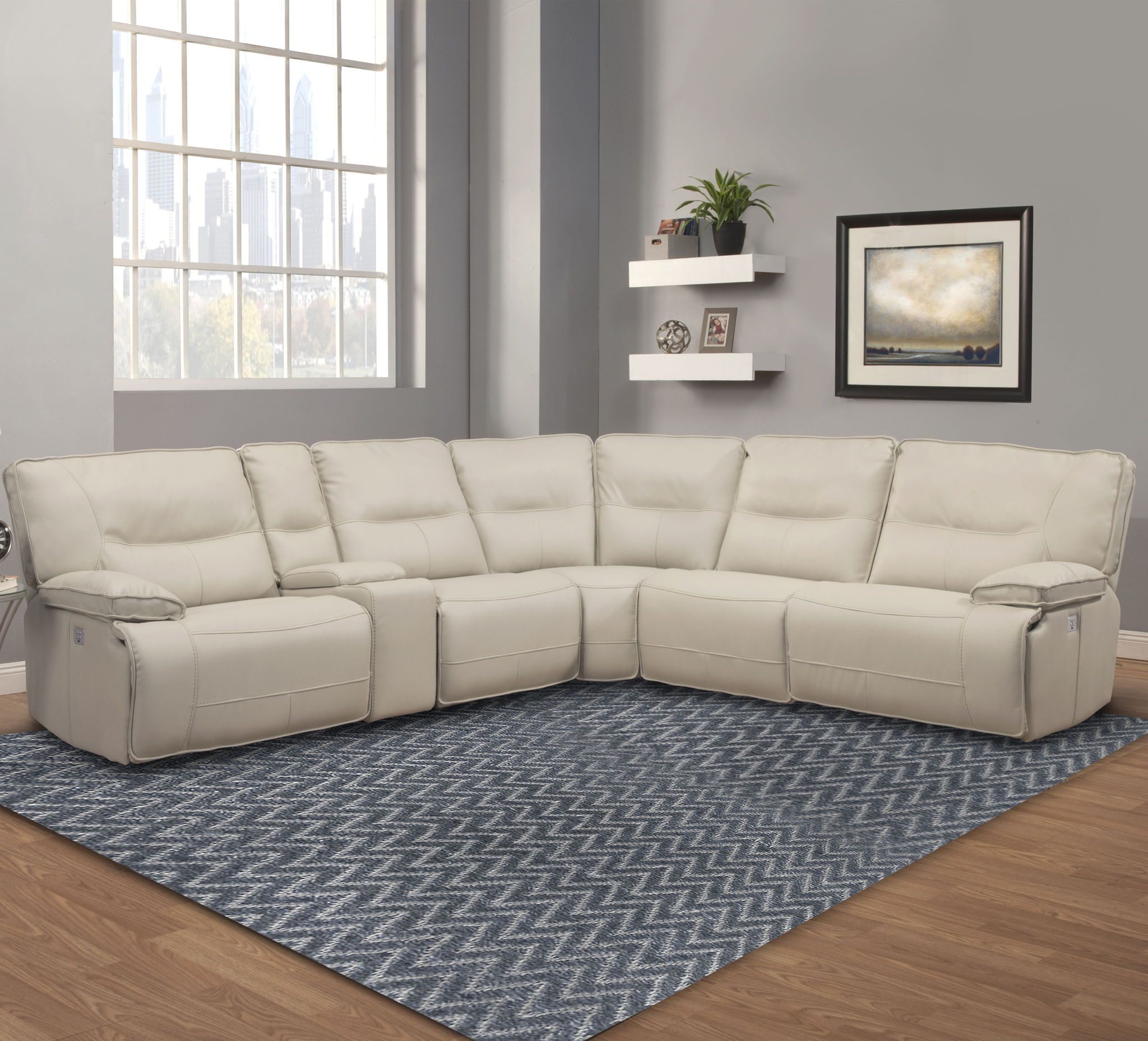 Spartacus - Power Reclining Sectional - Urban Living Furniture (Los Angeles, CA)