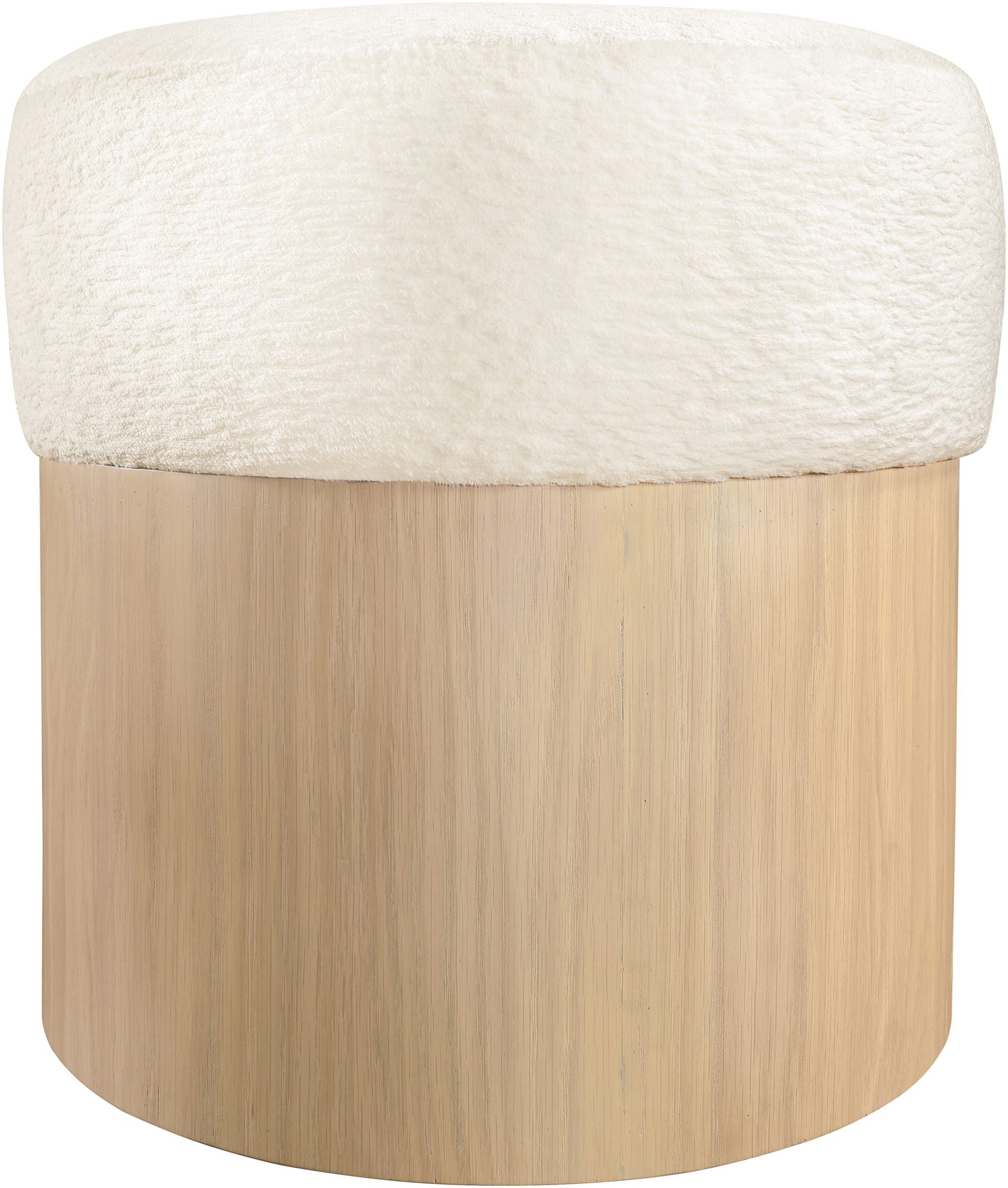 Nimes - Ottoman / Stool With Natural Base - Urban Living Furniture (Los Angeles, CA)