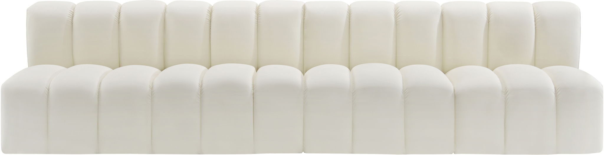 Arc - Faux Leather 4 Seats Modular Sofa - Urban Living Furniture (Los Angeles, CA)
