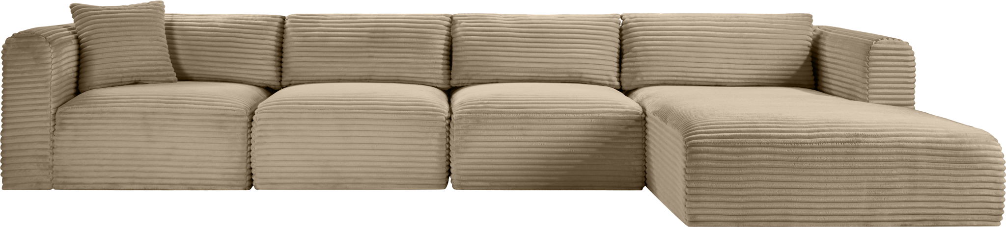 Shaggy - Fabric 4 Piece Modular Sectional - Urban Living Furniture (Los Angeles, CA)