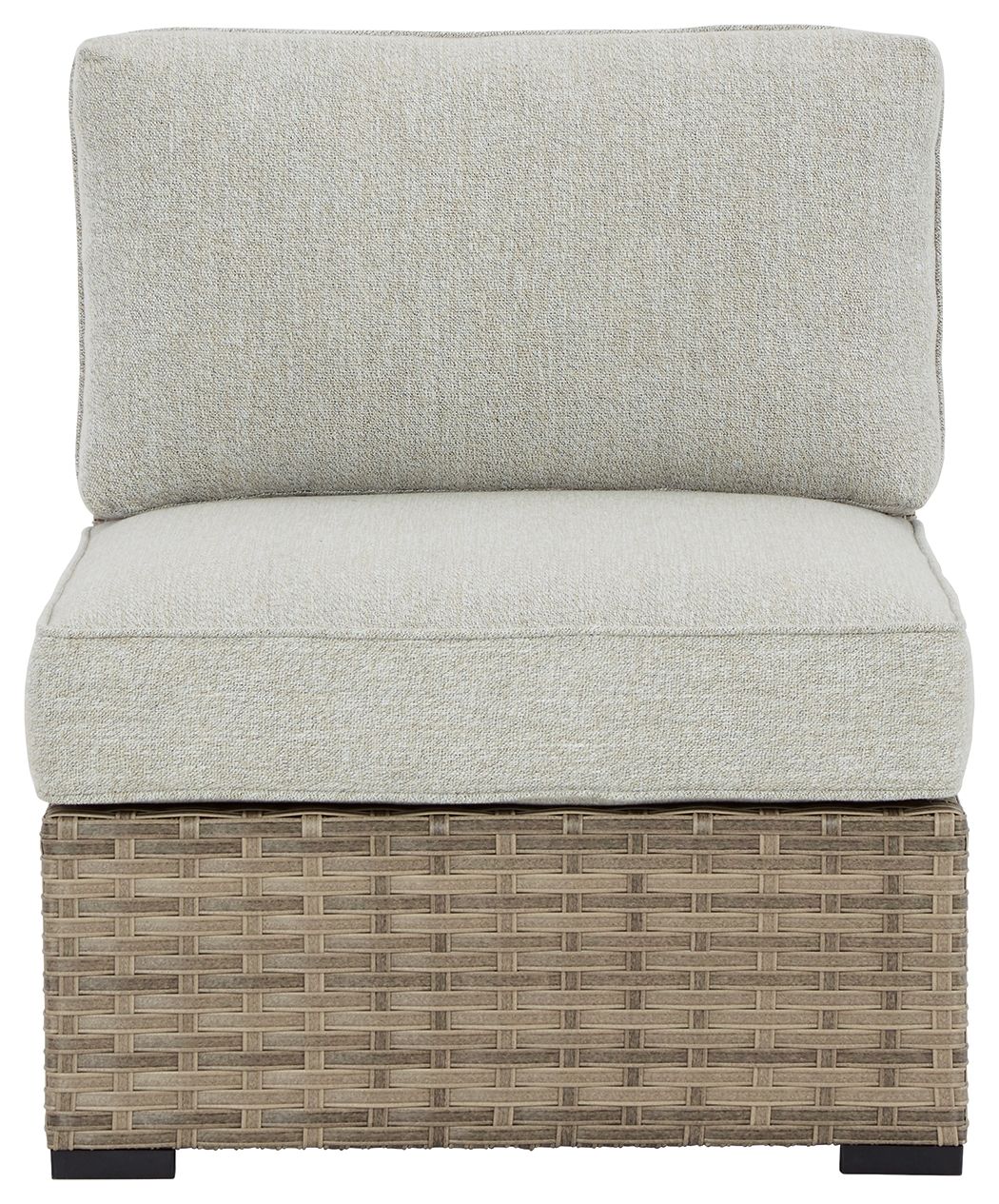 Calworth - Beige - Armless Chair w/Cushion (Set of 2) - Urban Living Furniture (Los Angeles, CA)